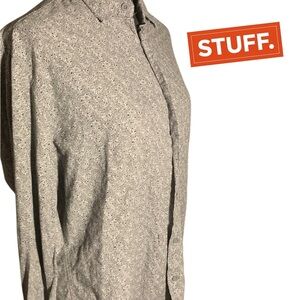 Joseph Abboud Black and Gray Patterned Shirt (item#10179)